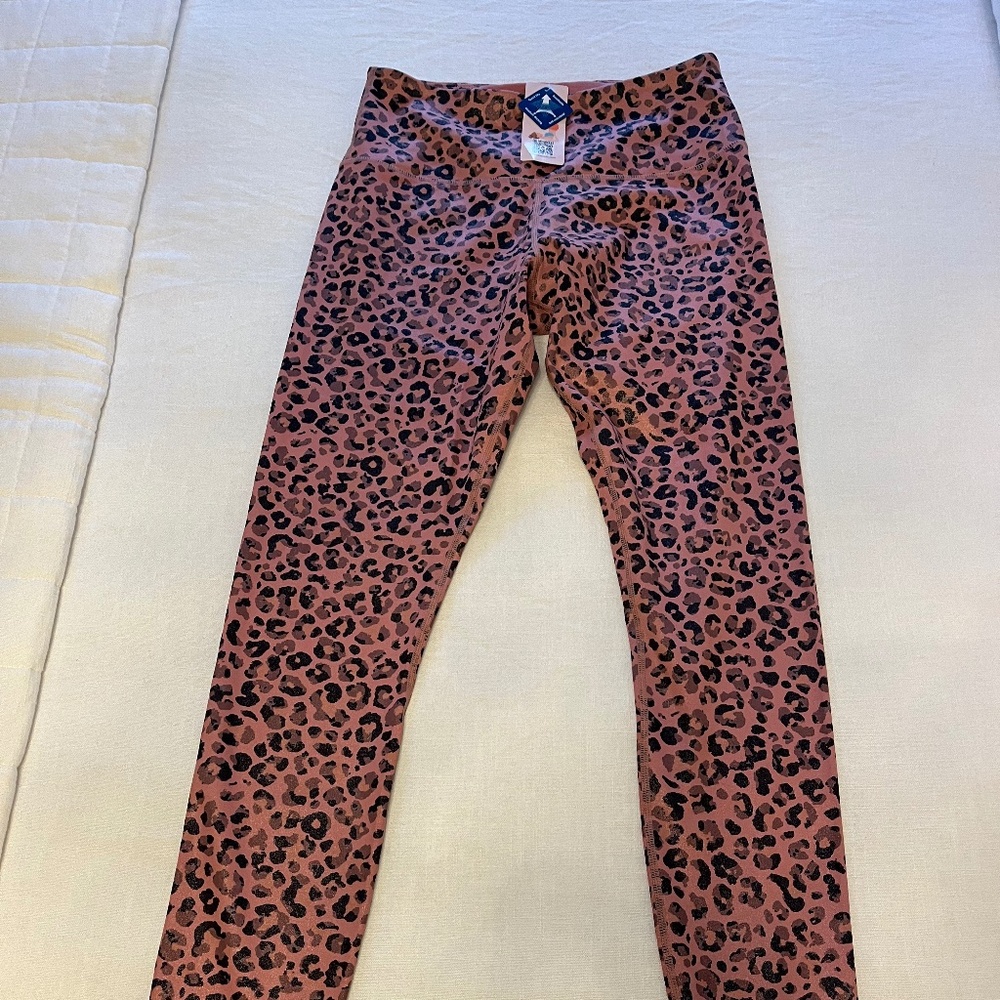 Brand New Leopard Print Active Leggings - Size Medium